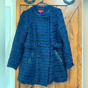 Women’s Merona Navy Blue and Black Squin Coat